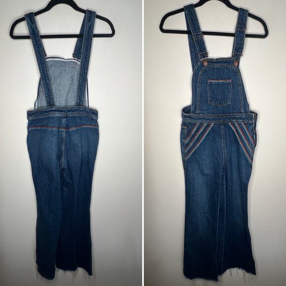Free People Chasing Rainbows Wide Leg Overall Size XS/0 - Picture 3 of 9